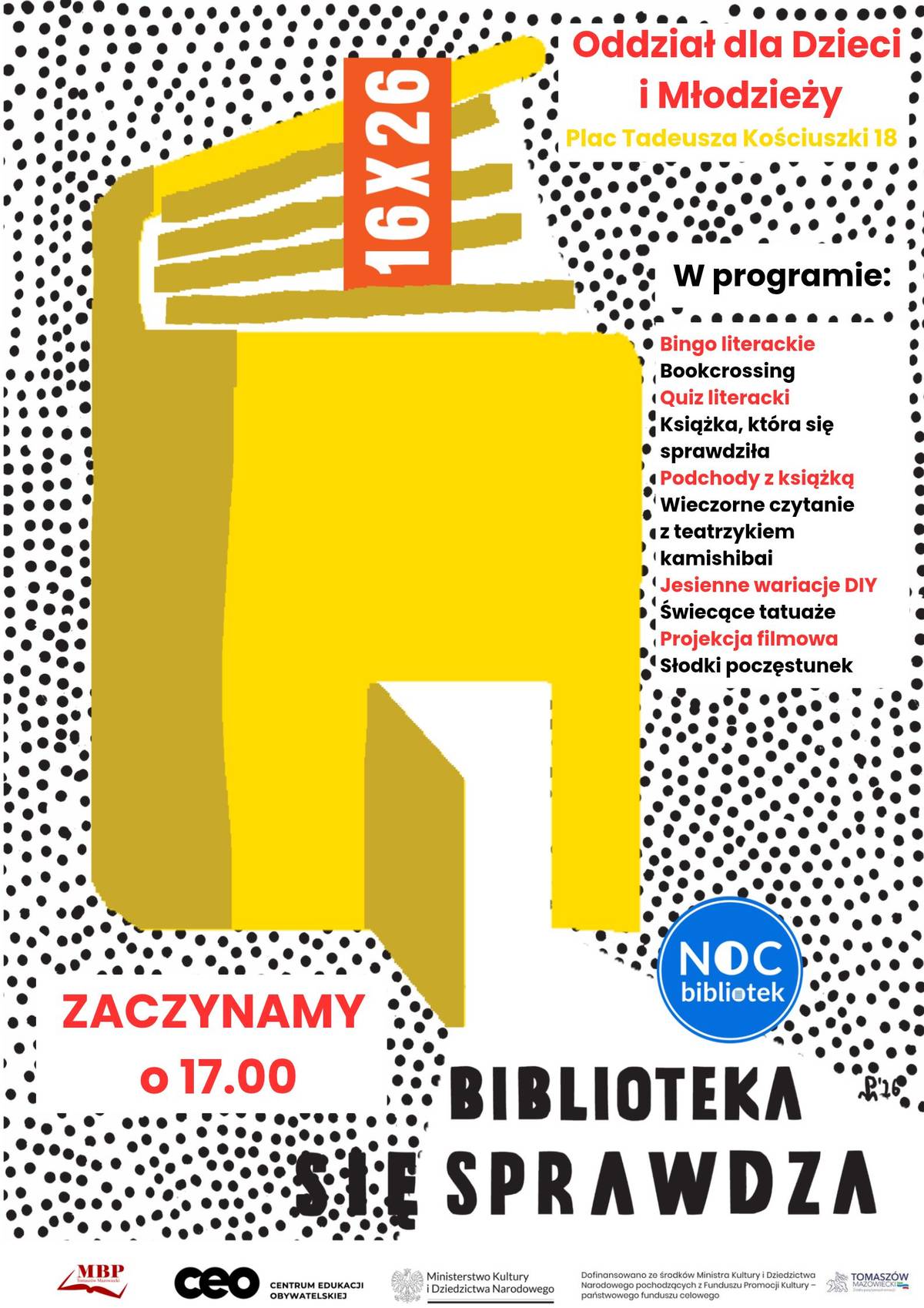 wydarzenie: Noc Bibliotek 2026