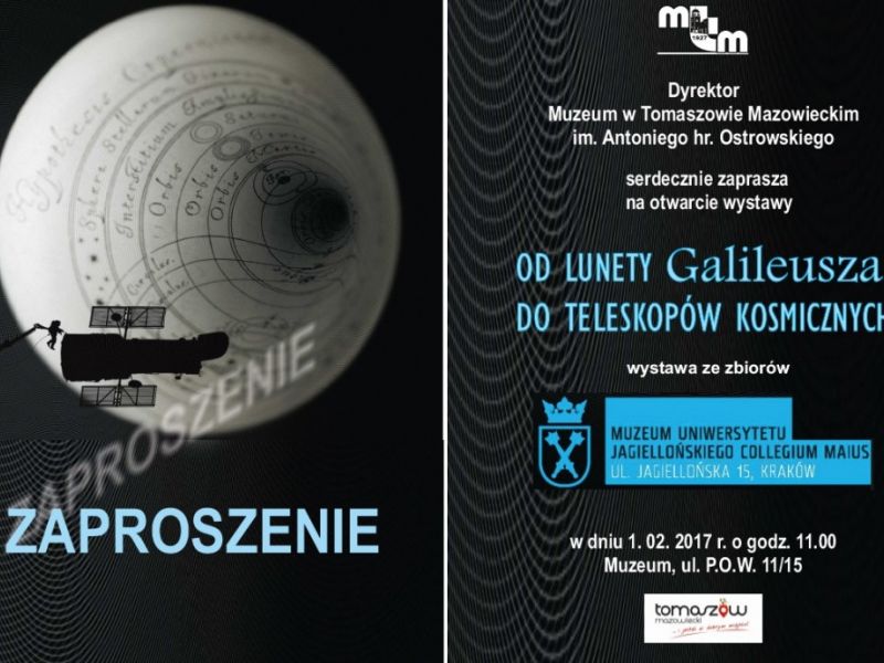 Od lunety Galileusza do teleskopów kosmicznych – wystawa