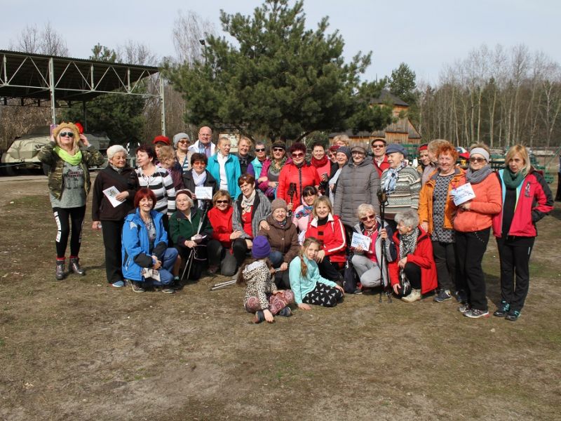 Rajd nordic walking ścieżkami lasów tomaszowskich