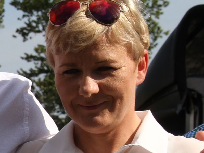 Dorota Warczyk pierwsza w zimowym wyścigu rowerowym