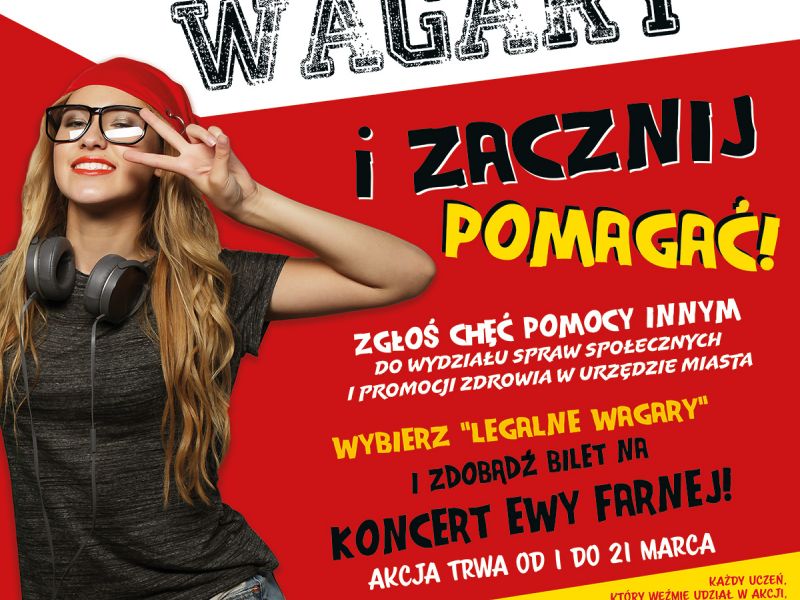 Wybierz „Legalne Wagary” i wygraj bilet na koncert Ewy Farnej! 