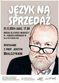 Spotkanie z prof. Jerzym Bralczykiem w MBP