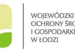 Na zdjęciu logo Wojewódzkiego Funduszu Ochrony Środowiska i Gospodarki Wodnej w Łodzi