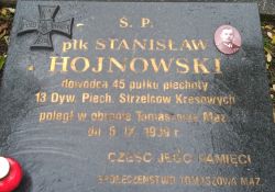 Historie Tomaszowa: płk Stanisław Hojnowski