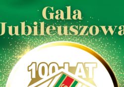 Na zdjęciu baner Gali Jubileuszowej z okazji 100-lecia RKS Lechii