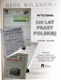 360 lat prasy polskiej – wystawa w Muzeum